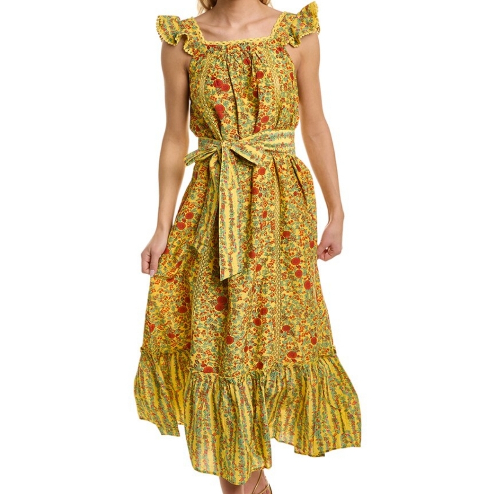 Roller Rabbit Yellow Maxi Dress